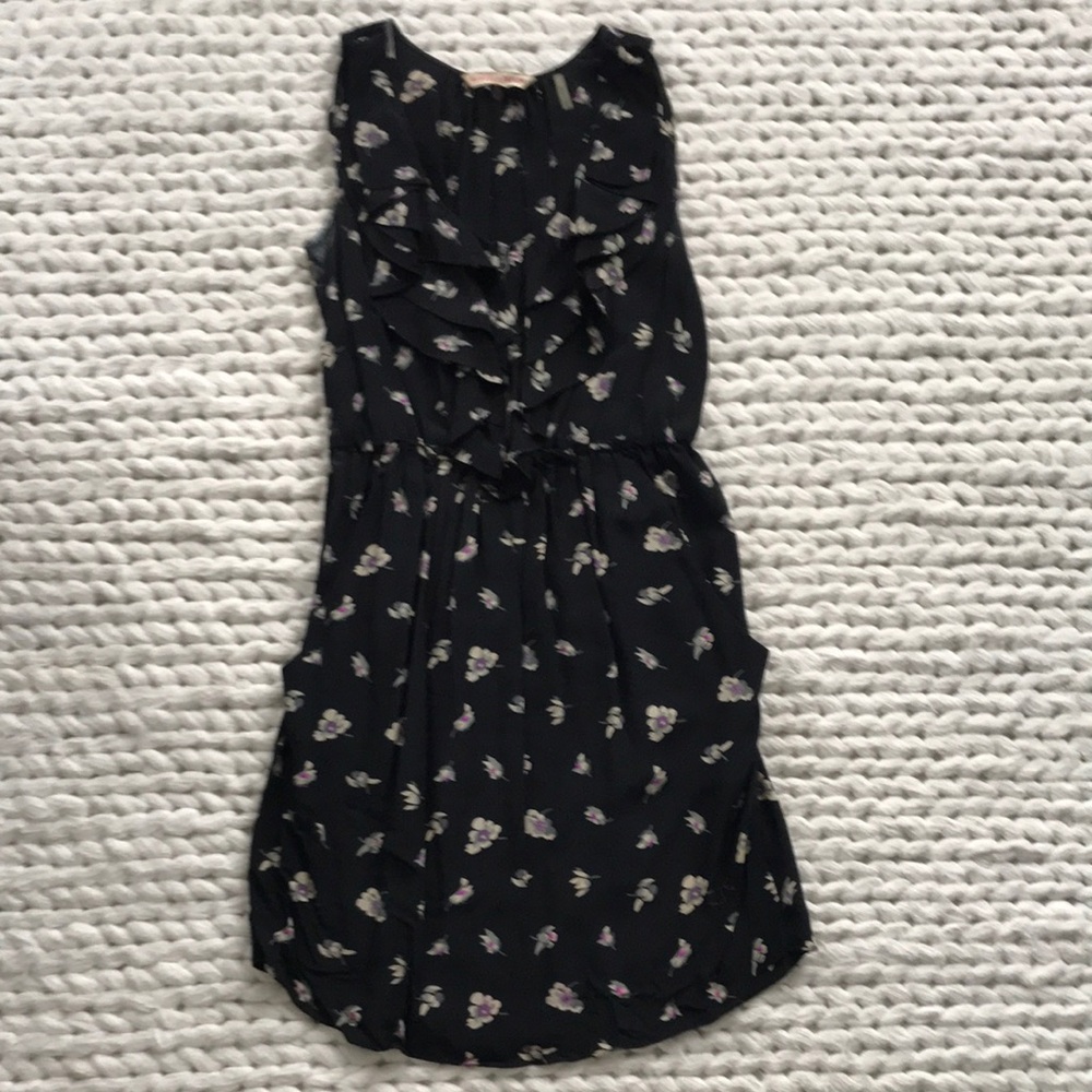 Rebecca Taylor Black and White Sleeveless Sundress
